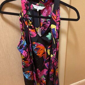 Trina Turk colorful sleevleess blouse